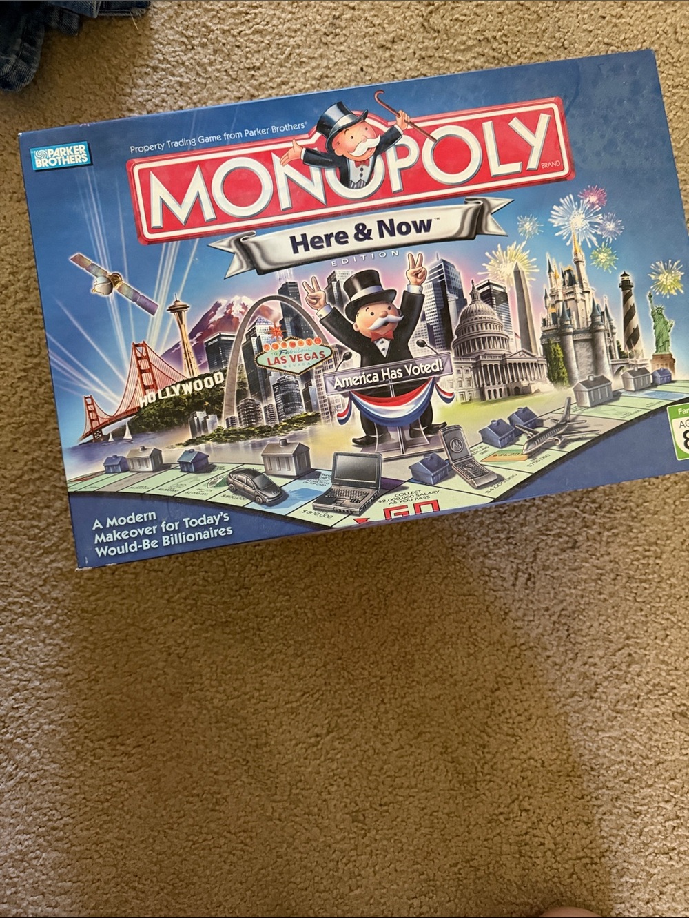 Monopoly Here & Now Board Game - Parker Brothers